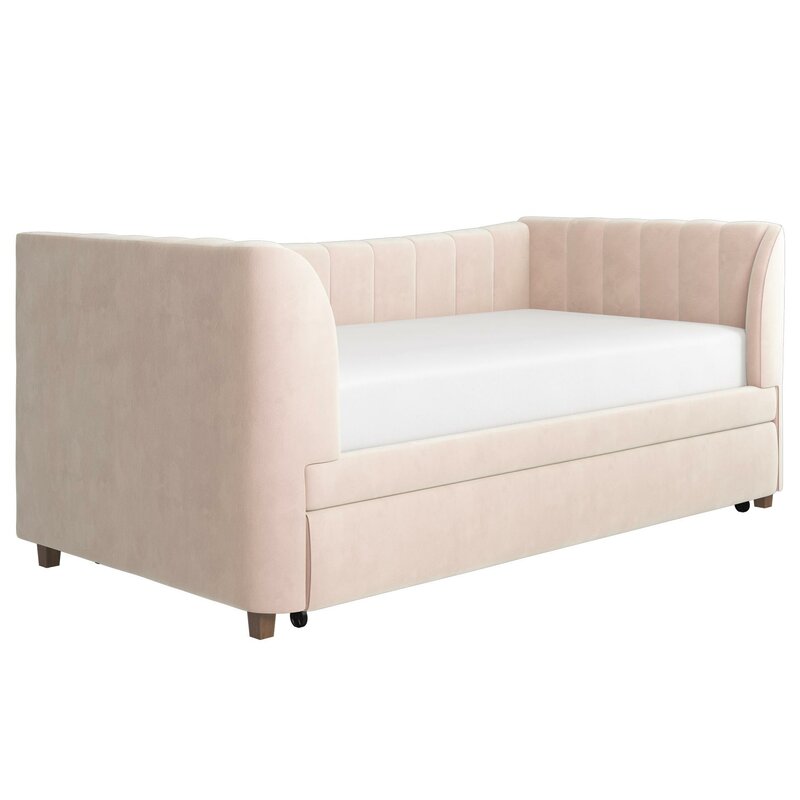 Little Seeds Valentina TwinUpholstered Daybed With Trundle & Reviews ...